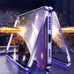 Magnetisk herdet glass tosidig telefonveske for iPhone